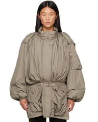 OPEN YY - Belted Cargo Field Jacket - Lyst