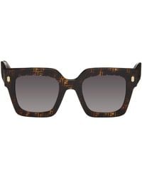 Fendi - Tortoiseshell Roma Sunglasses - Lyst