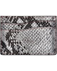 Dime - シルバー エンボスレザー カードケース - Lyst