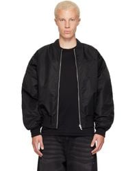 DIESEL - W-Type-D1 Reversible Bomber Jacket - Lyst