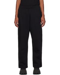 Balenciaga - Pantalon de survêtement noir à logo brodé - Lyst