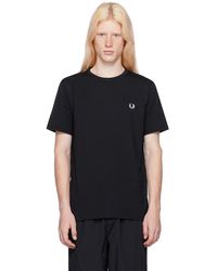 Fred Perry - Black Ringer T-shirt - Lyst