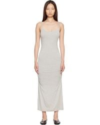TOTEME - Draped Slip Midi Dress - Lyst