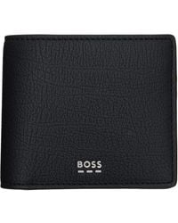 BOSS - Logo-Lettering Wallet - Lyst