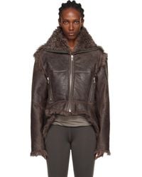 Rick Owens - Concordians Exploder Reversible Shearling Jacket - Lyst