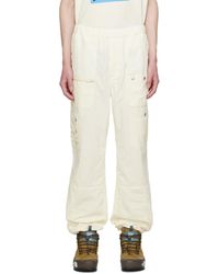 Undercover - Off-white Crinkled Cargo Pants - Lyst