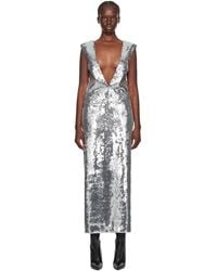 16Arlington - Silver Ares Midi Dress - Lyst