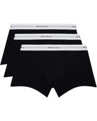 Paul Smith - Three-Pack Organic-Cotton Mixed Stripe Boxer Briefs - Lyst