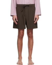 Tekla - Poplin Pyjama Shorts - Lyst