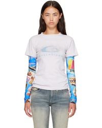 Balenciaga - Double Sleeve T-Shirt - Lyst