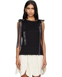 Simone Rocha - Bow Tail Easy Tank Top - Lyst