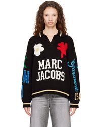 Marc Jacobs - Polo De Style Collégial Brun En Tricot - Lyst