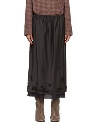 Cordera - Tailored Embellished Maxi Skirt - Lyst