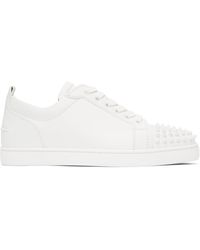 basket louboutin blanche