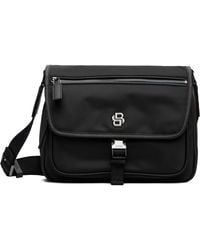 BOSS - Twill Crossbody Bag - Lyst