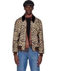 Valentino - Wool Drape Vgold Bomber Jacket - Lyst