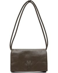 Ami Paris - Khaki Voulez Vous Wallet Strap Bag - Lyst