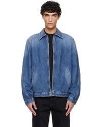 Givenchy - Zipped Denim Jacket - Lyst