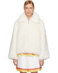 CASABLANCA - Zip Faux-Fur Jacket - Lyst