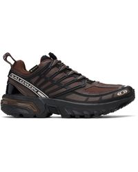Salomon - Baskets Pro Brunes En Gore-Tex À Technologie Agile Chassis System - Lyst