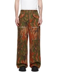 Dion Lee - Tan Camouflage Cargo Pant - Lyst
