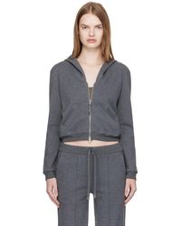 Tom Ford - Peachy Hand Cotton Jersey Zip Hoodie - Lyst
