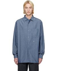 Nanamica - Regular Collar Chambray Shirt - Lyst