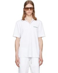 CASABLANCA - Laurel Pique Short Sleeve Polo - Lyst