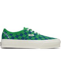 Vans - Baskets Lx Authentic 44 Vert Et Bleu - Lyst