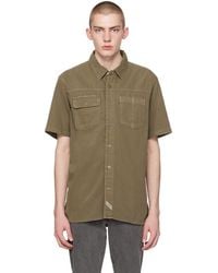 Levi's - Khaki Auburn Worker Shirt - Lyst