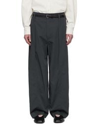 Lemaire - Maxi Pleated Trousers - Lyst