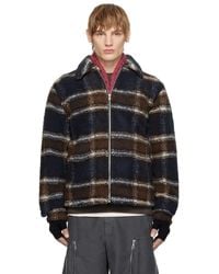 Holzweiler - Elix Check Fleece Jacket - Lyst