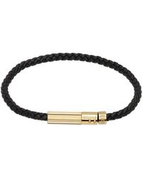 Ferragamo - Bracelet noir à perle - Lyst