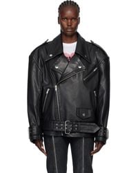 YUHAN WANG Houndstooth Knotted Jacket in Black | Lyst