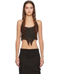 Miaou - Dani Denim Tank Top - Lyst