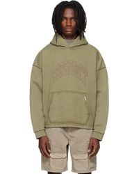 Represent - Khaki Embellished Hoodie - Lyst