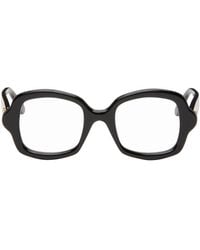 Loewe - Black Curvy Glasses - Lyst