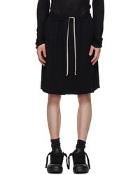 Rick Owens - Tower Kilt Shorts - Lyst