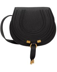 Chloé - Black Mini Marcie Saddle Bag - Lyst