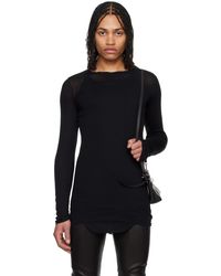Rick Owens - Hollywood Rib Ls T-Shirt - Lyst