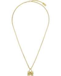 Marc Jacobs - Gold 'the Tote Bag' Necklace - Lyst