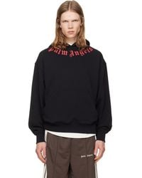 Palm Angels - Neck Logo Hoodie - Lyst