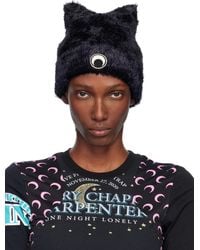 Marine Serre - Wild Fluffy Knit Kawaii Beanie - Lyst