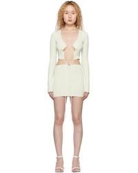 AYA MUSE - Robe courte cibari blanc cassé - Lyst
