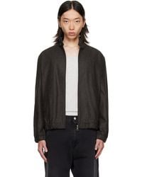 Lacoste - Wool Harrington Jacket - Lyst