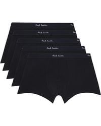 Paul Smith - Five-pack Organic Cotton Boxer Briefs - Lyst