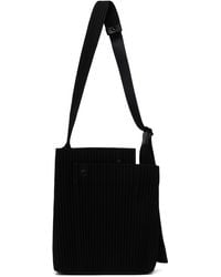Homme Plissé Issey Miyake Utility Tote Bag in Blue for Men