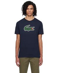 Lacoste - Croc Print T-shirt - Lyst