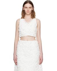 ShuShu/Tong - Ruffle Trim Sleeveless Top - Lyst