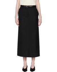 TOTEME - Low-Waist Straight Maxi Skirt - Lyst